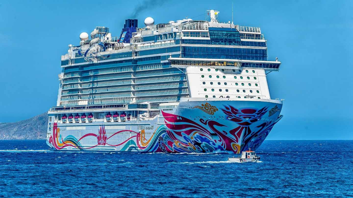 Cruise Ship Close-Up Cruise Ship Close-Up